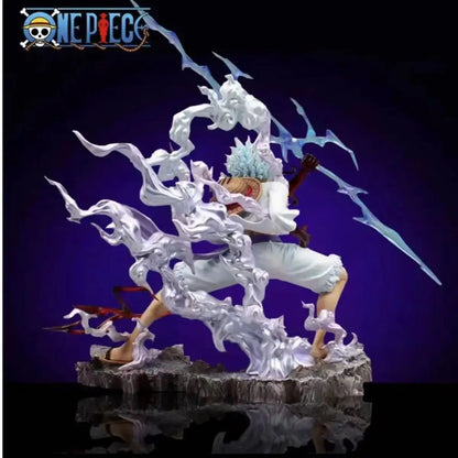 Figurine One Piece Luffy Gear 5 Nika Raiden 25 cm