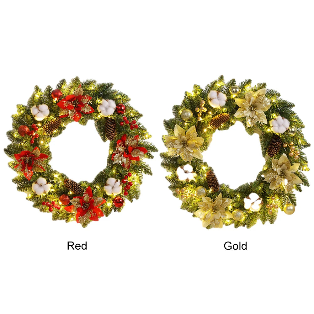Couronne de Noël 2025 lumineuse
