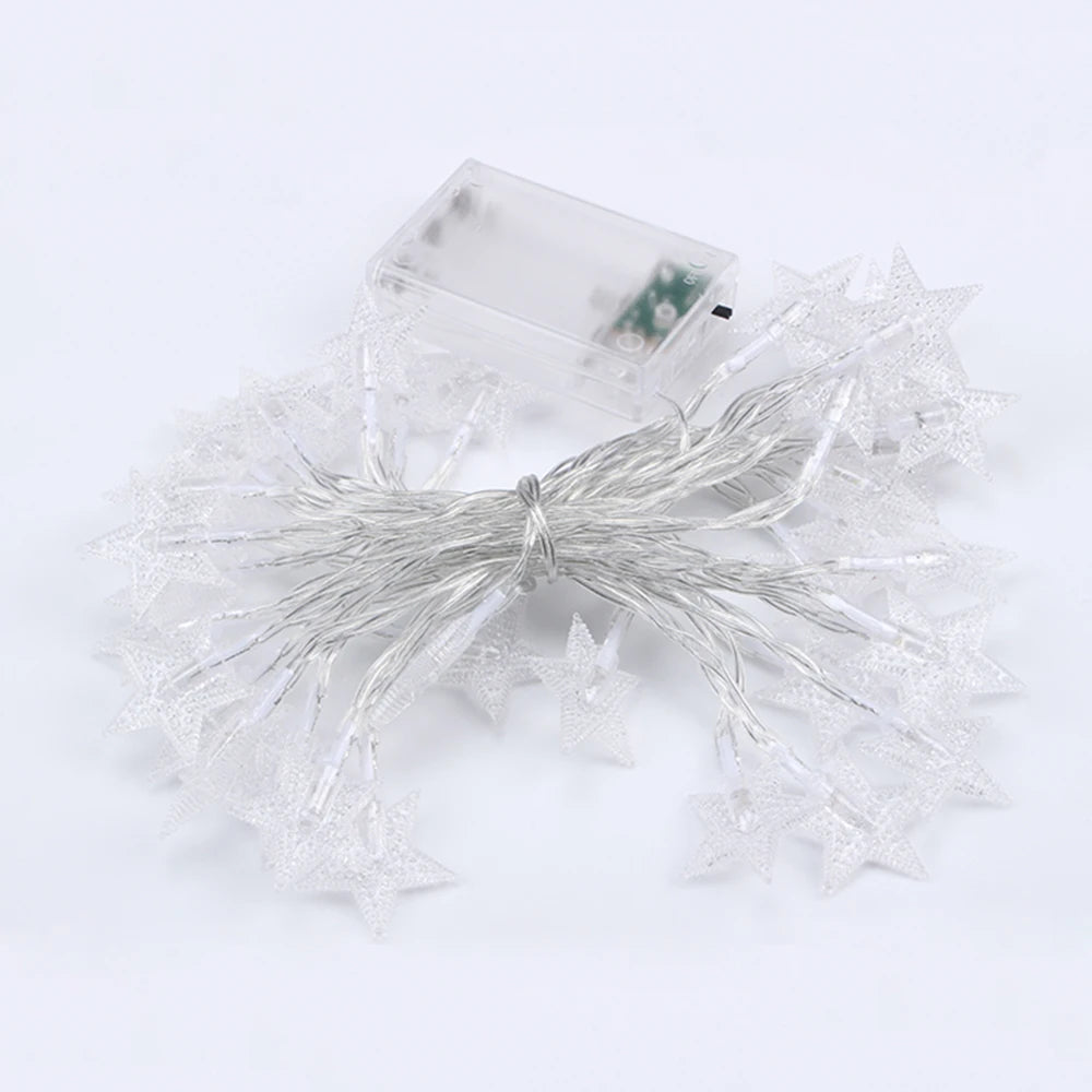 Guirlande lumineuse LED étoiles