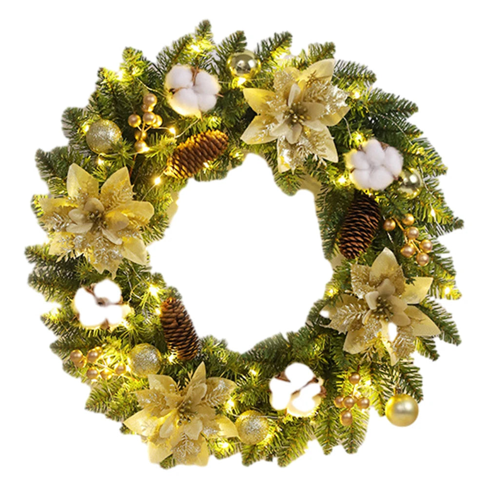 Couronne de Noël 2025 lumineuse