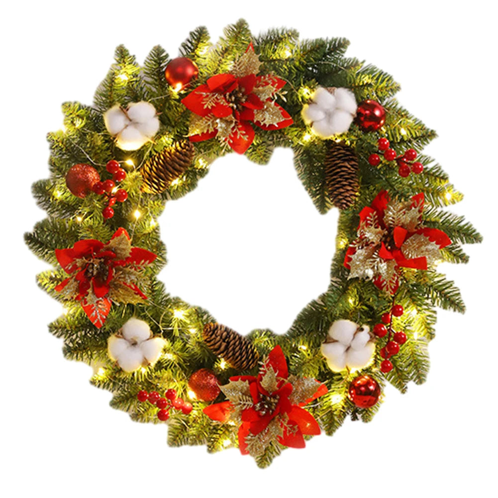 Couronne de Noël 2025 lumineuse