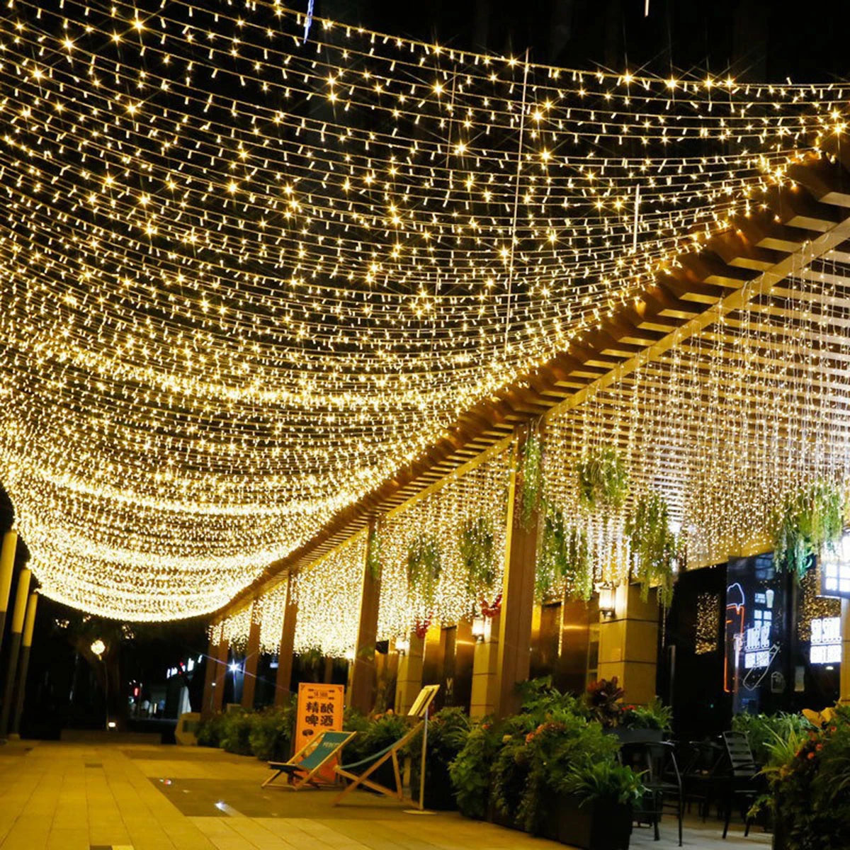 Guirlande lumineuse LED 100M extérieur/intérieur Noël