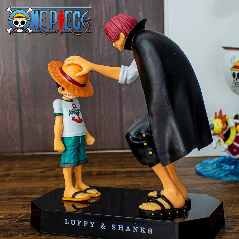 Figurine One Piece 18 cm – Shanks, Luffy