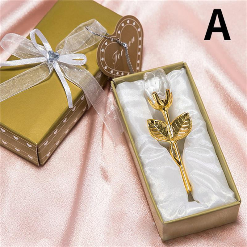 Rose en Cristal 6 Couleurs – Cadeau Amour & Déco Maison