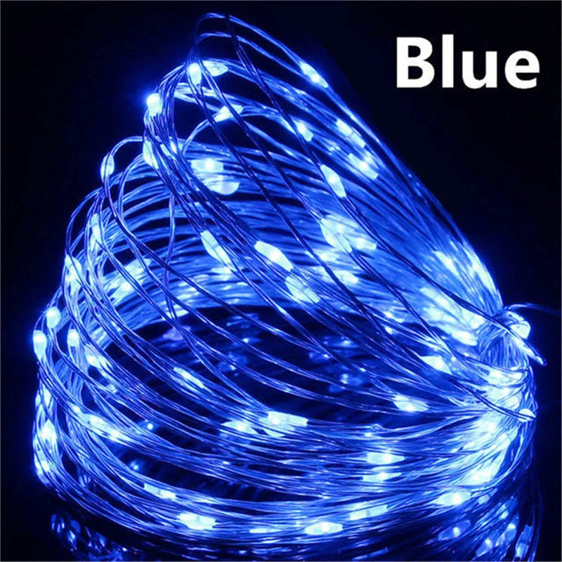 Guirlande lumineuse cuivre 20M – 200 LED féériques USB
