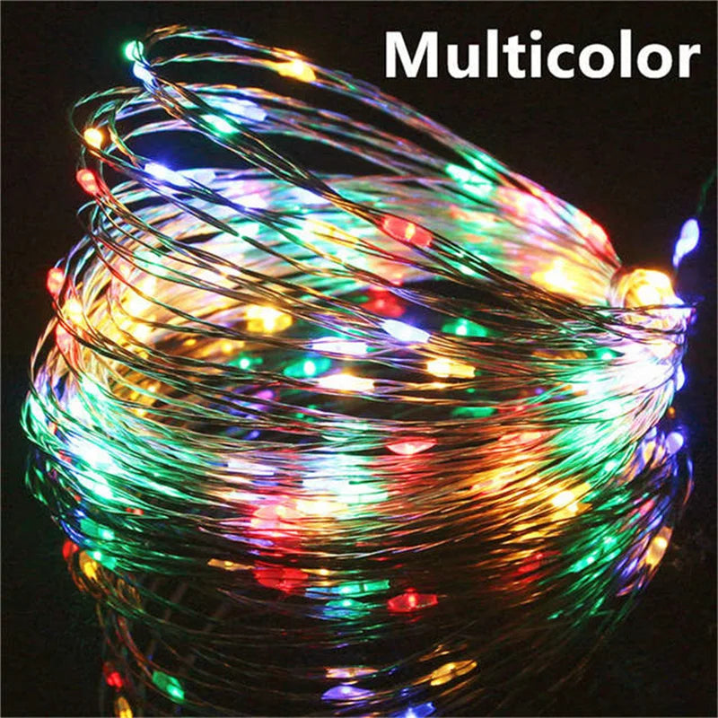 Guirlande lumineuse cuivre 20M – 200 LED féériques USB