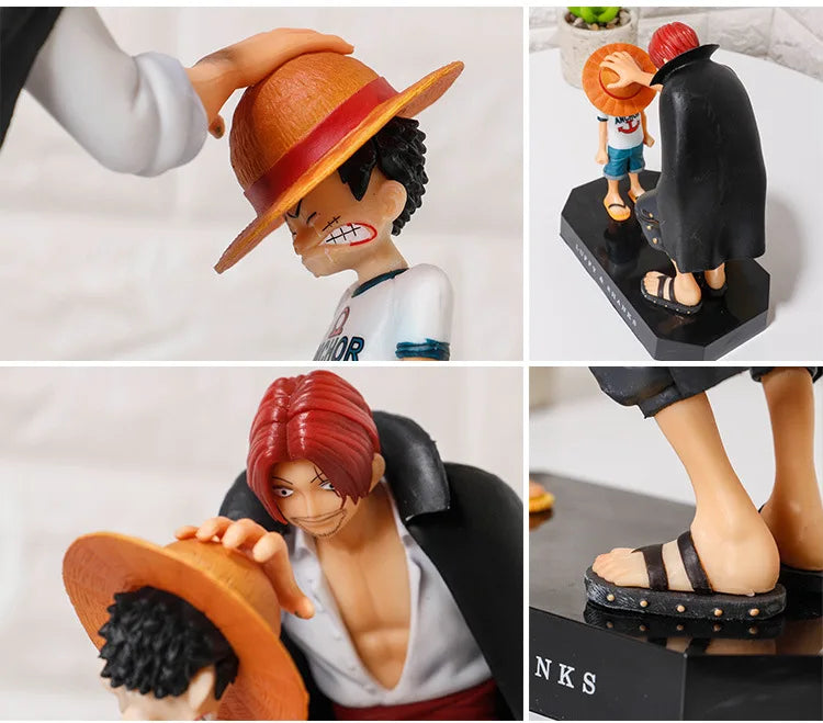 Figurine One Piece 18 cm – Shanks, Luffy