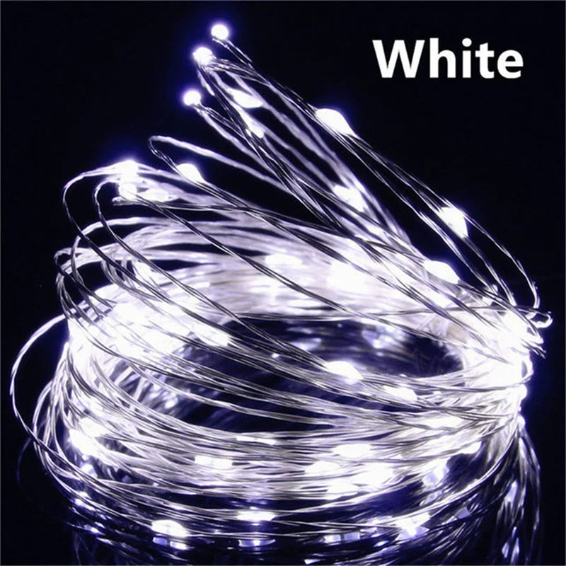 Guirlande lumineuse cuivre 20M – 200 LED féériques USB