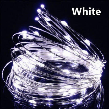 Guirlande lumineuse cuivre 20M – 200 LED féériques USB