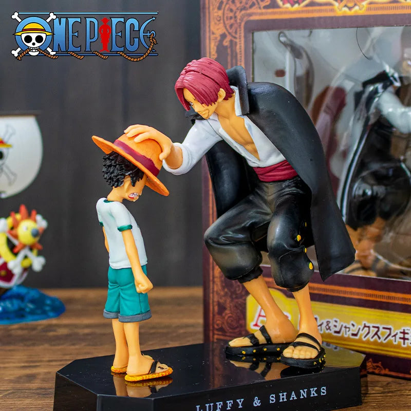 Figurine One Piece 18 cm – Shanks, Luffy