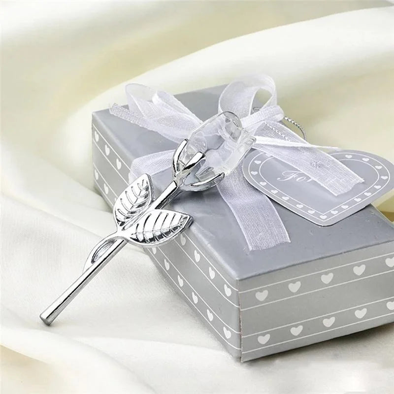 Rose en Cristal 6 Couleurs – Cadeau Amour & Déco Maison