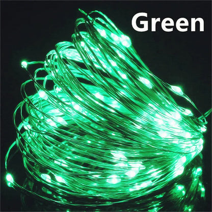 Guirlande lumineuse cuivre 20M – 200 LED féériques USB